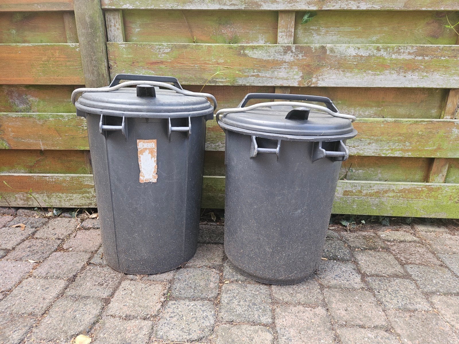 Vuilbak in kunststof, Tuin en Terras, Ophalen