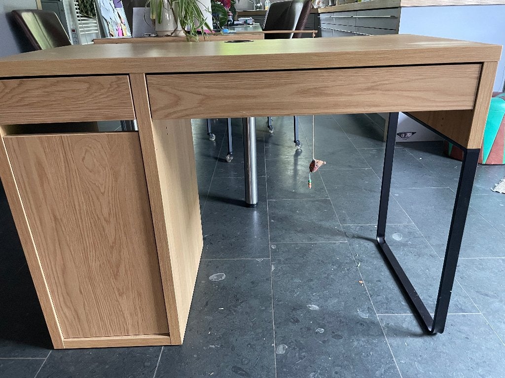 Buro, Ophalen, Met lades, 105 cm, Gebruikt