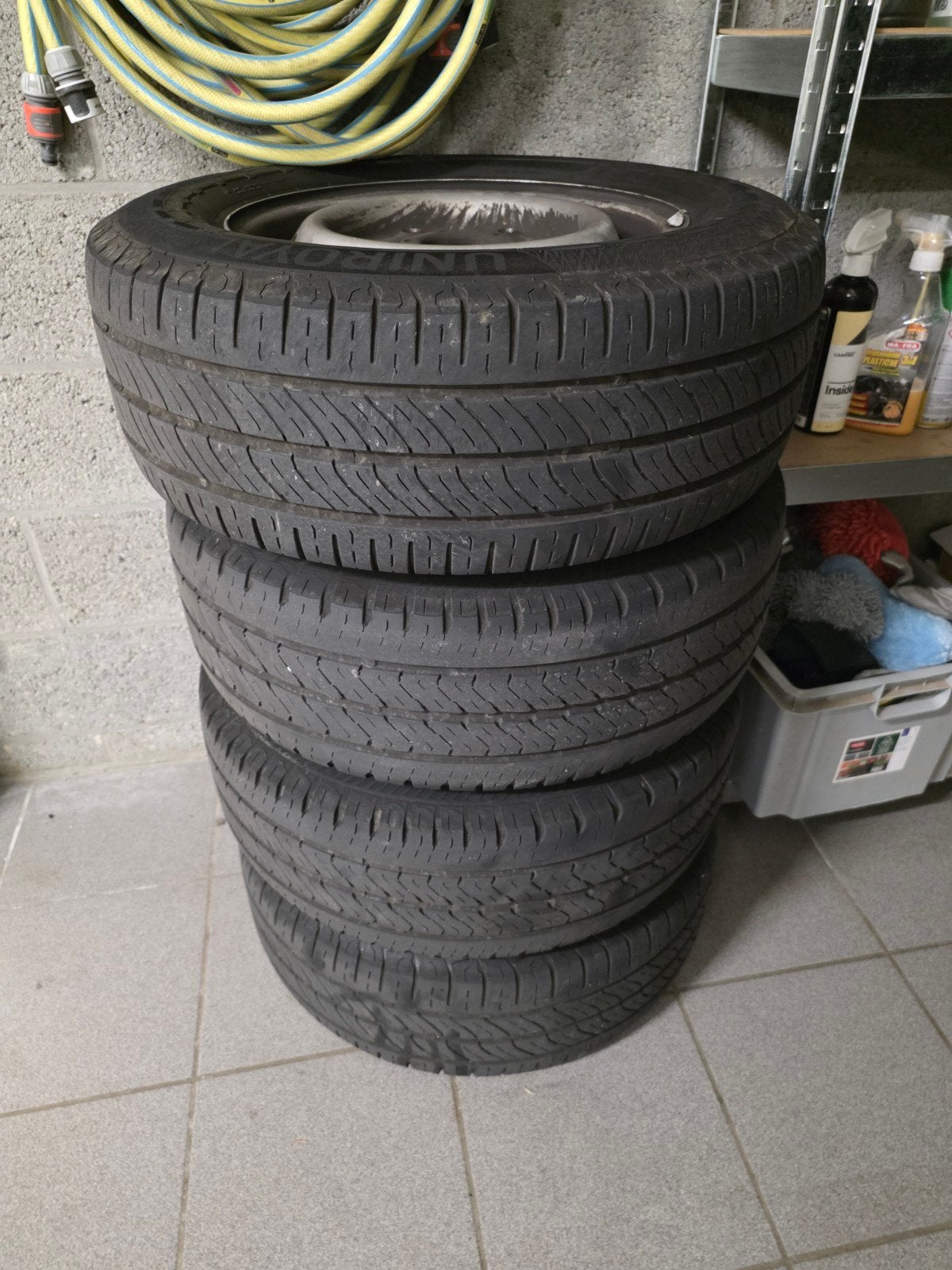 Kit été Ford Transit Custom 2017 5x160, 15 pouces, 215 mm, Enlèvement ou Envoi, Pneus été