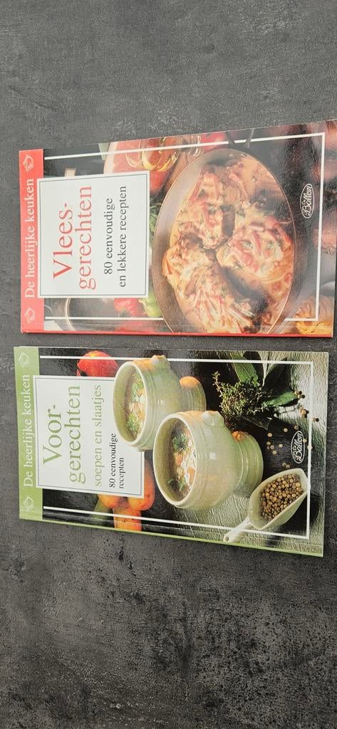 Boekje voorgerechten en vleesgerechten, Boeken, Ophalen