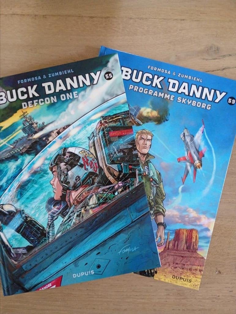 Lot Buck Danny 55&59 Formosa Zumbiehl EO TBE, Boeken, Meerdere stripboeken, Ophalen of Verzenden, Zo goed als nieuw