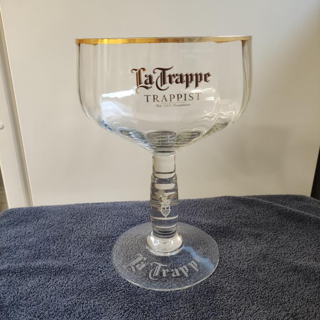 Gros Verre bière trappiste La Trappe 3 litres, Enlèvement, La Trappe