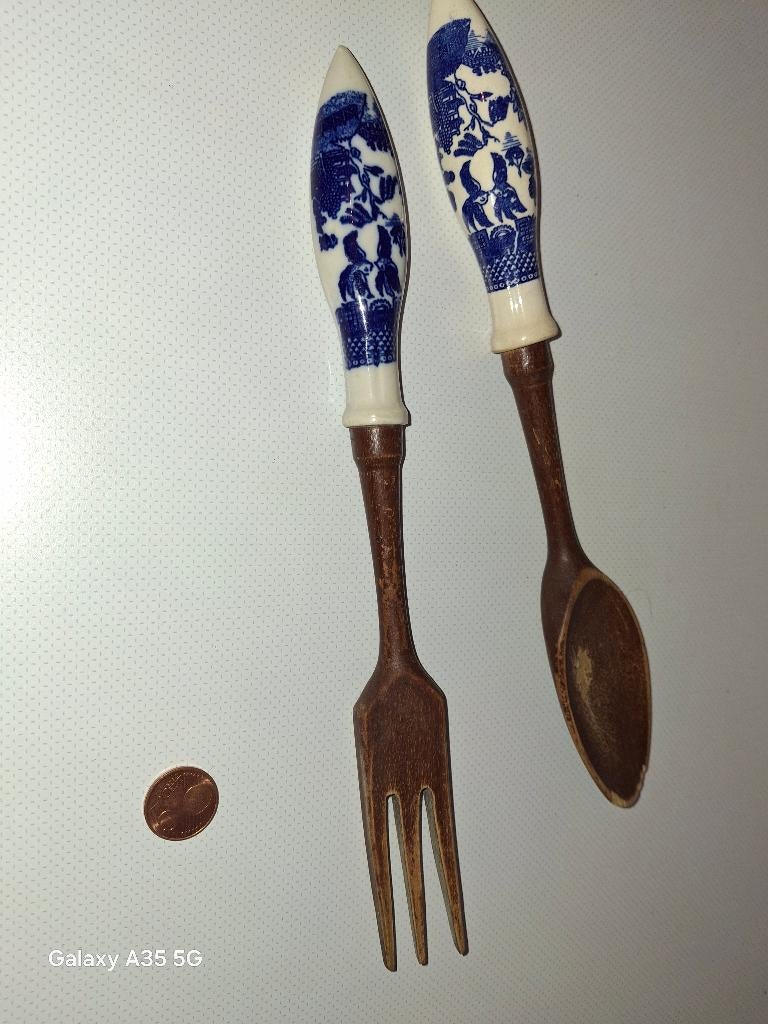 Antiek en vintage saladebestek, Antiek en Kunst, Ophalen of Verzenden