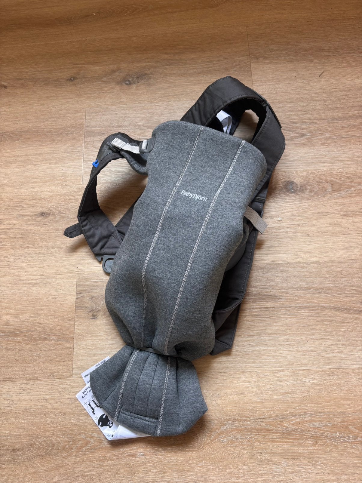 Babybjorn draagzak - donkergrijs, Kinderen en Baby's, Babydragers en Draagdoeken, Ophalen, Zo goed als nieuw, Draagzak