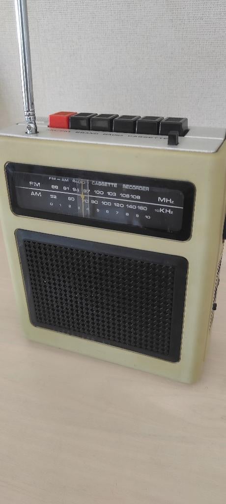 VINTAGE radio cassette recorder TOKYO BABOON, Audio, Tv en Foto, Ophalen, Refurbished, Radio