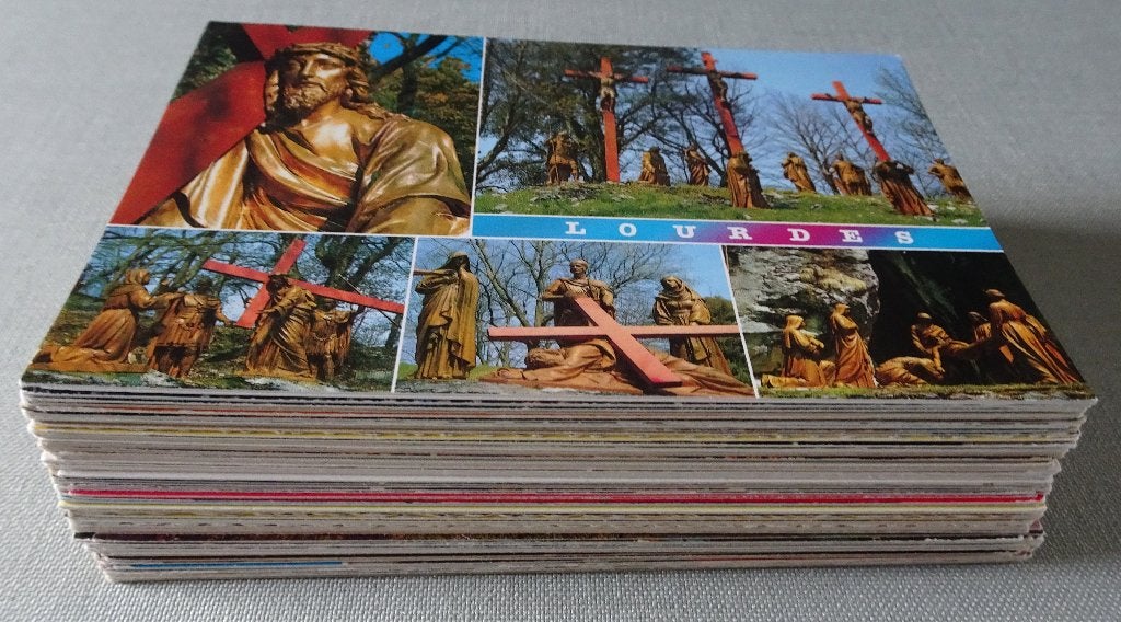 86 POSTKAARTEN VAN LOURDES, FRANKRIJK, Verzamelen, Postkaarten | Buitenland, Verzenden, Gelopen, Frankrijk