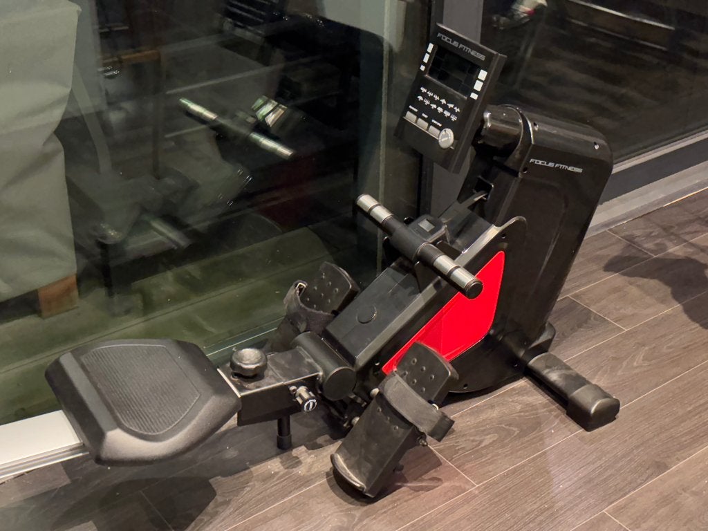 Roeitrainer - focus fitness row 3, Sports & Fitness, Appareils de fitness, Enlèvement, Comme neuf, Rameur