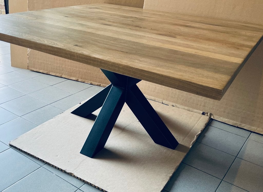 Tafel vierkant eiken, Enlèvement, Comme neuf, Carré