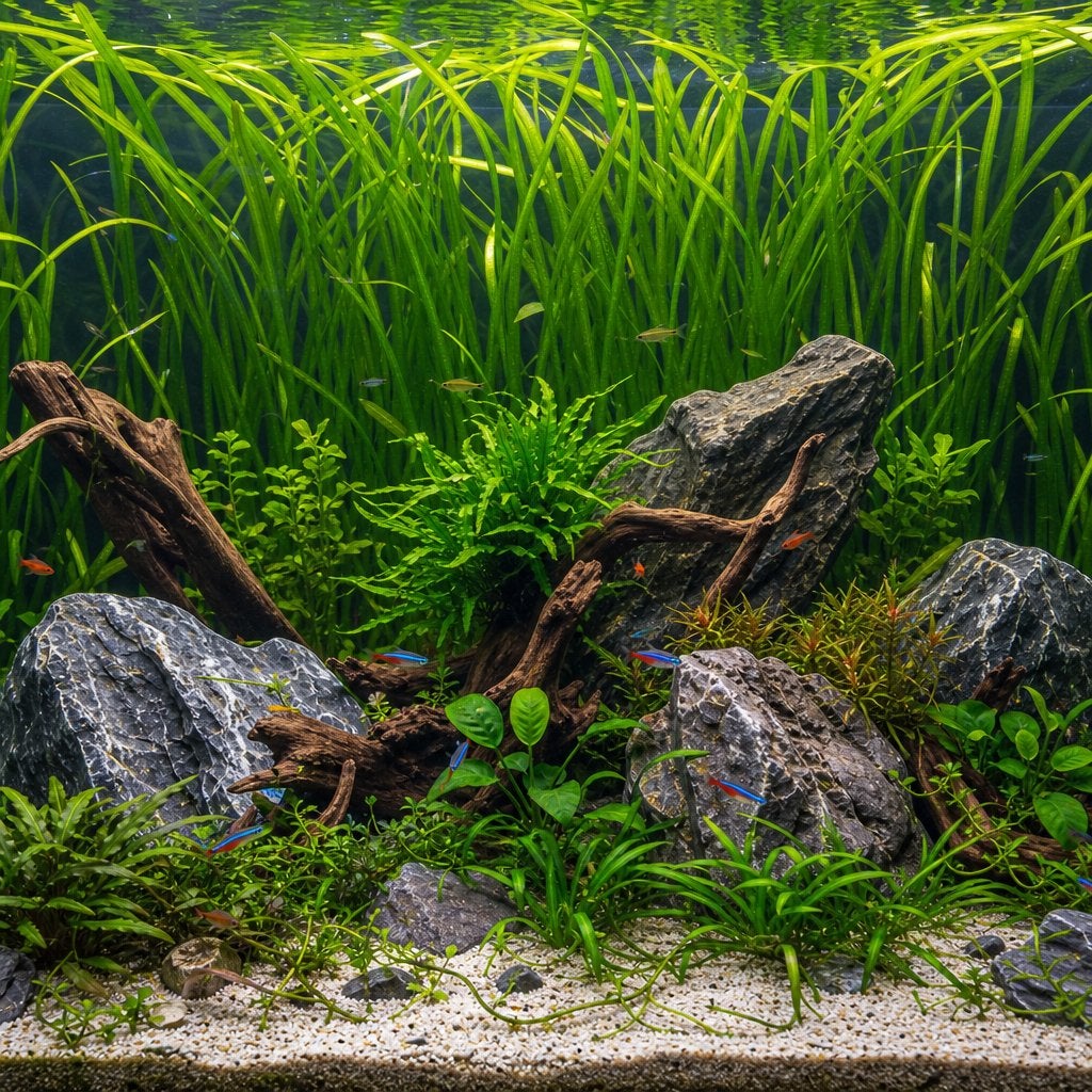 Vallisneria aquariumplant (snelle achtergrondgroeier), Ophalen