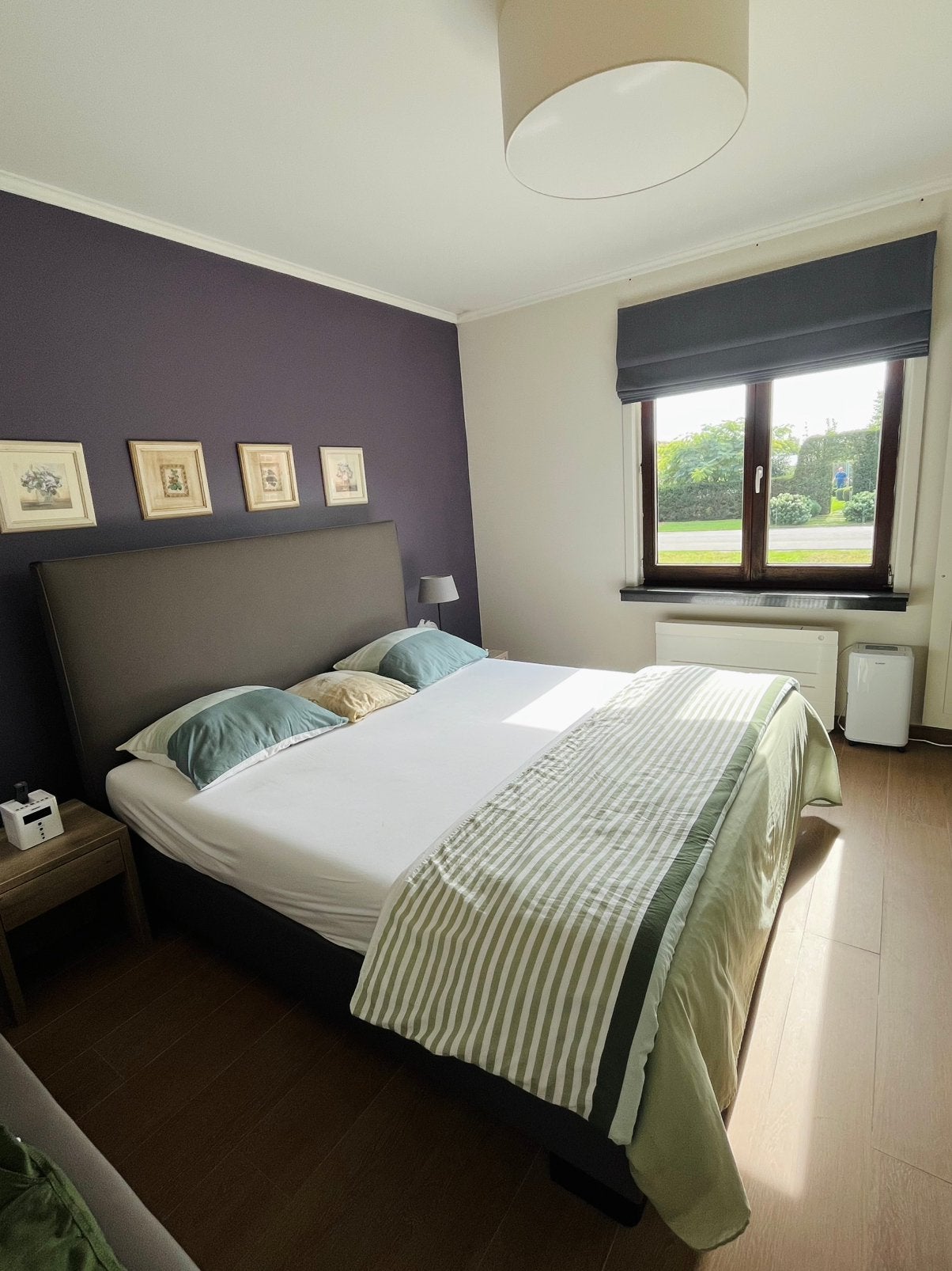 Boxspring met opbergbank zonder matras, Maison & Meubles, Enlèvement, Utilisé, Deux personnes, Leatherlook taupe