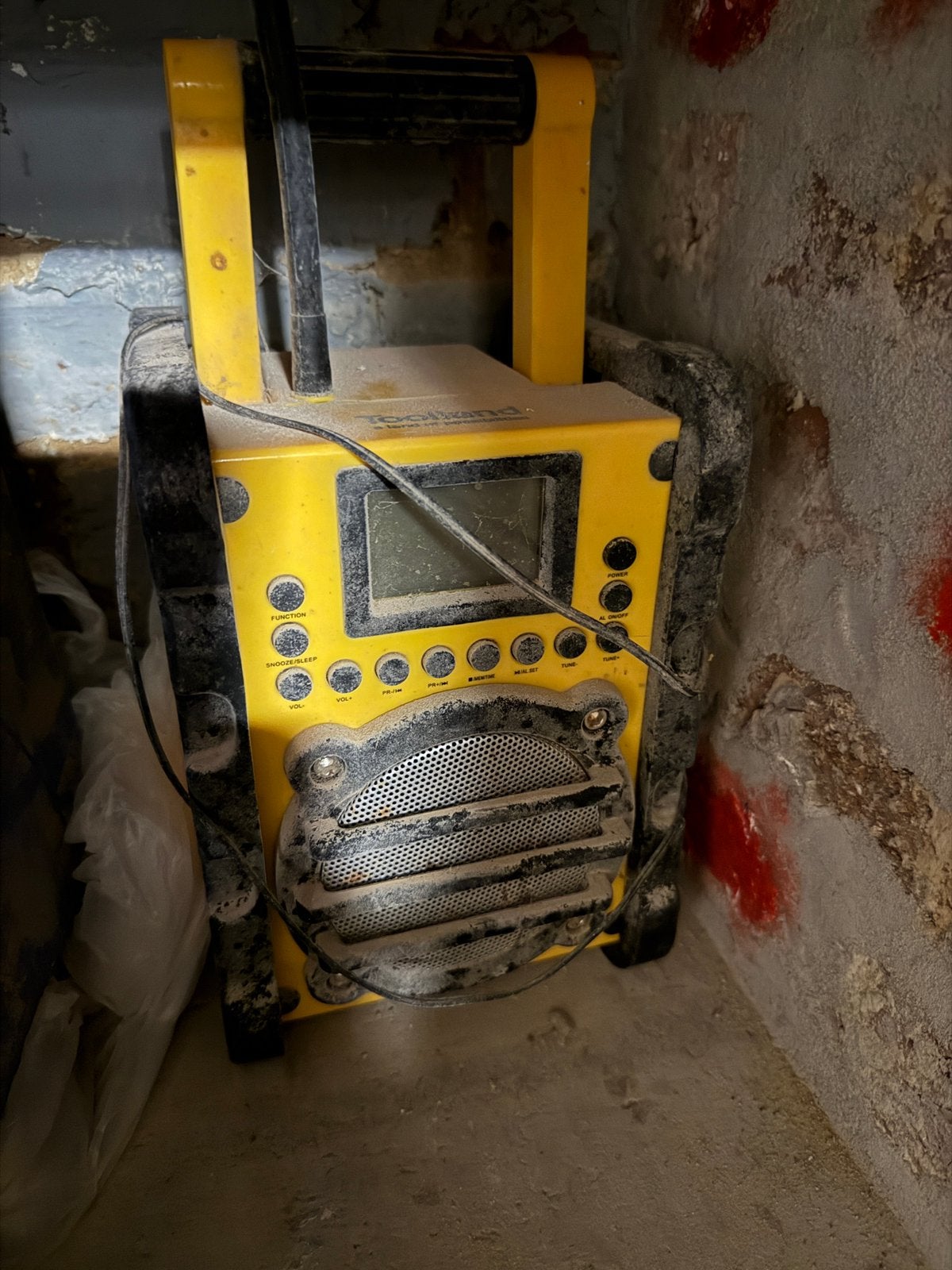 Werfradio, Audio, Tv en Foto, Ophalen, Gebruikt, Bouwradio