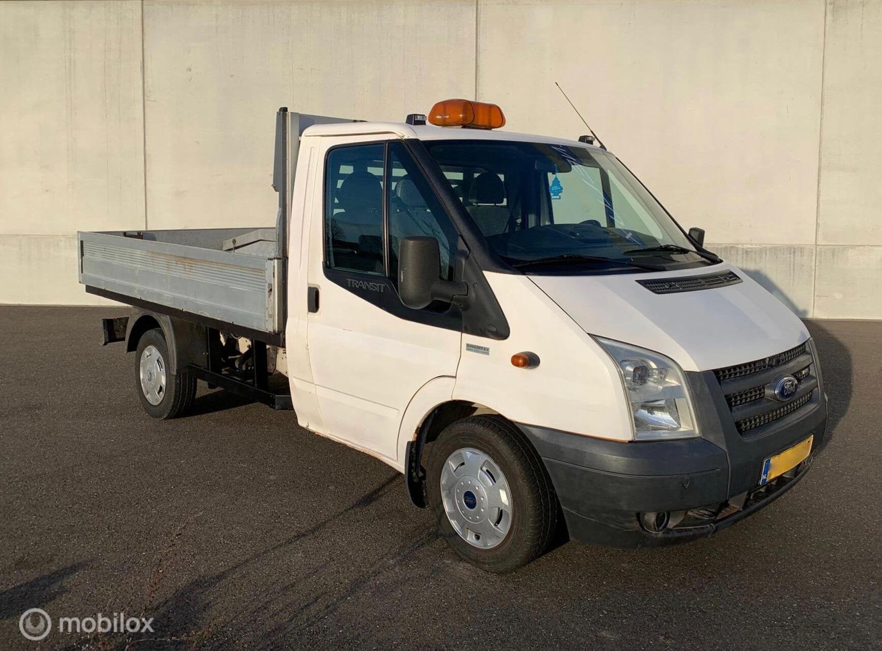 Ford Transit 300S 2.2 TDCI OPEN LAADBAK AIRCO, Stof, Gebruikt, 63 kW, 4 cilinders
