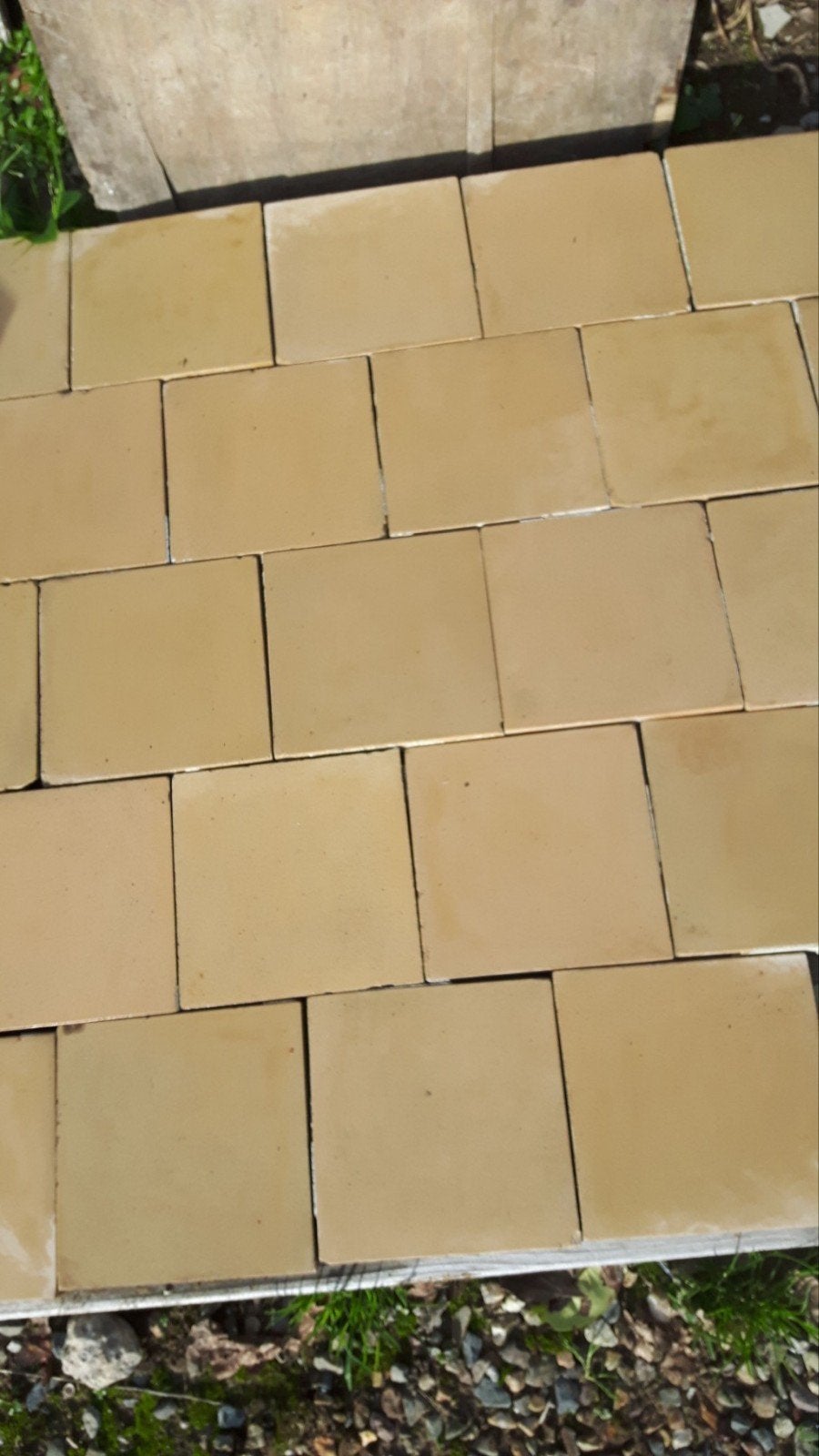 antieke ceramische vloertegels, Doe-het-zelf en Bouw, Ophalen, Vloertegels