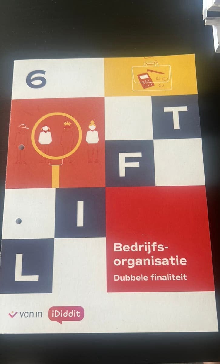 Lift 6 : double finalité de l'organisation de l'entreprise, Livres, Livres scolaires, Enlèvement, Neuf, Économie