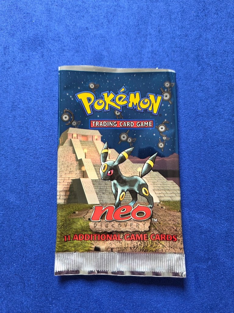 Pokémon Neo Discovery Booster Pack: Umbreon Art - LEEG pakje, Ophalen of Verzenden, Gebruikt, Booster