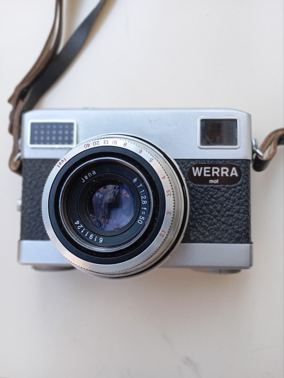Titre : Tapis Carl Zeiss Jena Werra — Tessar 2.8/50 — DDR, Enlèvement ou Envoi