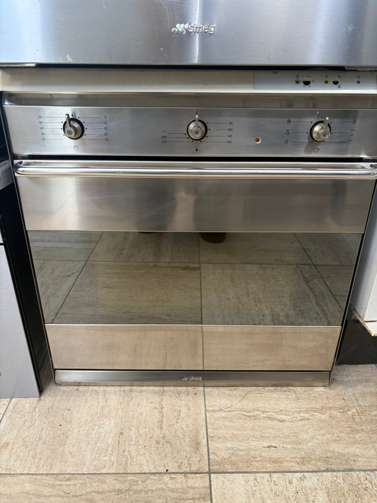 60x60 Smeg Inbouw Oven - RVS - Goede staat, Collections, Enlèvement ou Envoi