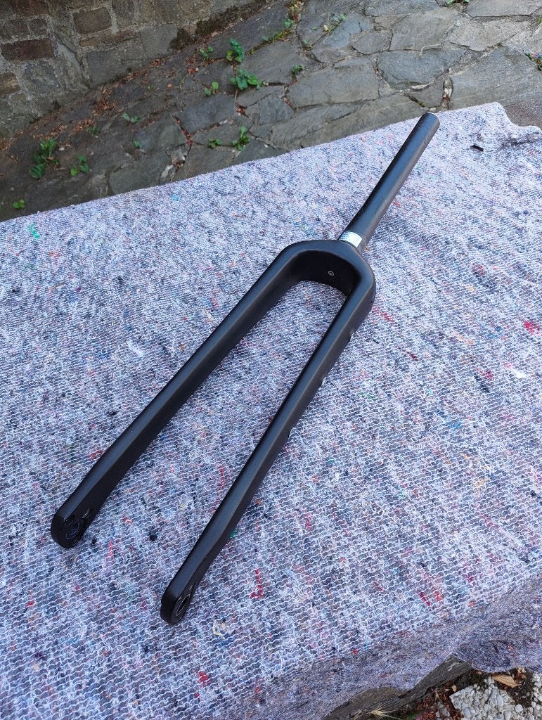 Carbon voorvork, Fietsen en Brommers, Fietsonderdelen, Ophalen, Gebruikt, Gravelbike, Voorvork