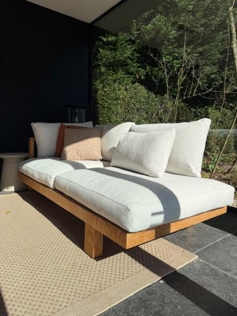 tribu pure sofa lounge 2 modules, Tuin en Terras, Tuinsets en Loungesets, Gebruikt, Teakhout, Ophalen