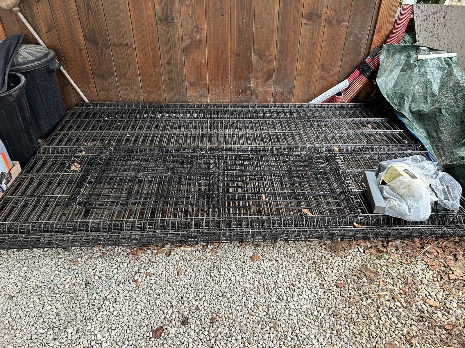 Omheining - Draadpanelen, Ophalen, Zo goed als nieuw, 10 tot 20 meter, Raster