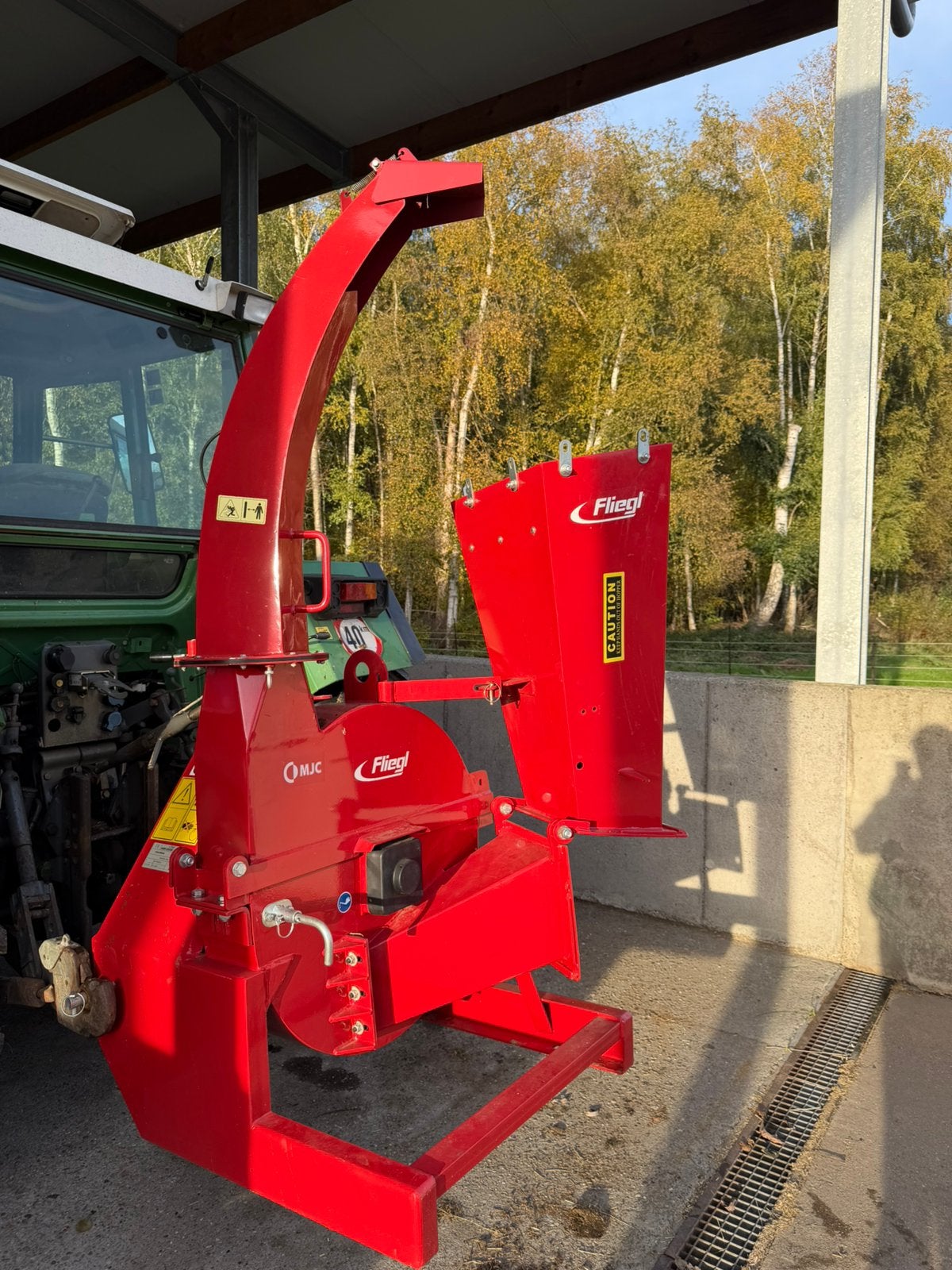 Fliegl houtversnipperaar, Ophalen, Zo goed als nieuw