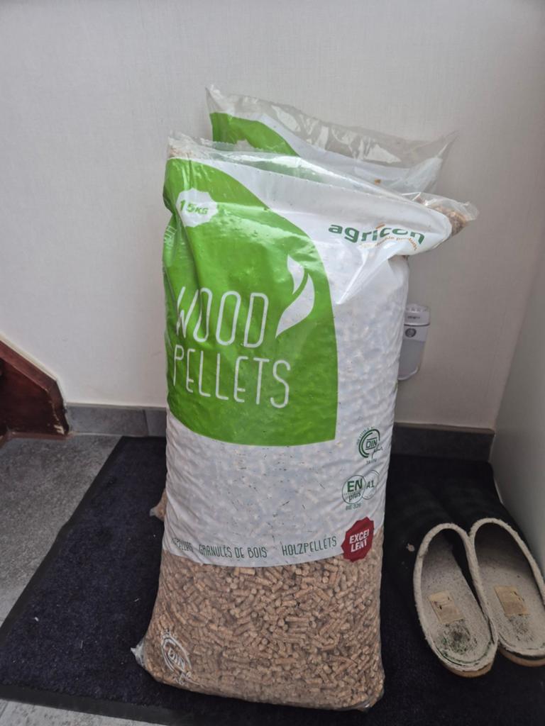 Agricon pellets 15 kg, Tuin en Terras, Brandhout, Ophalen