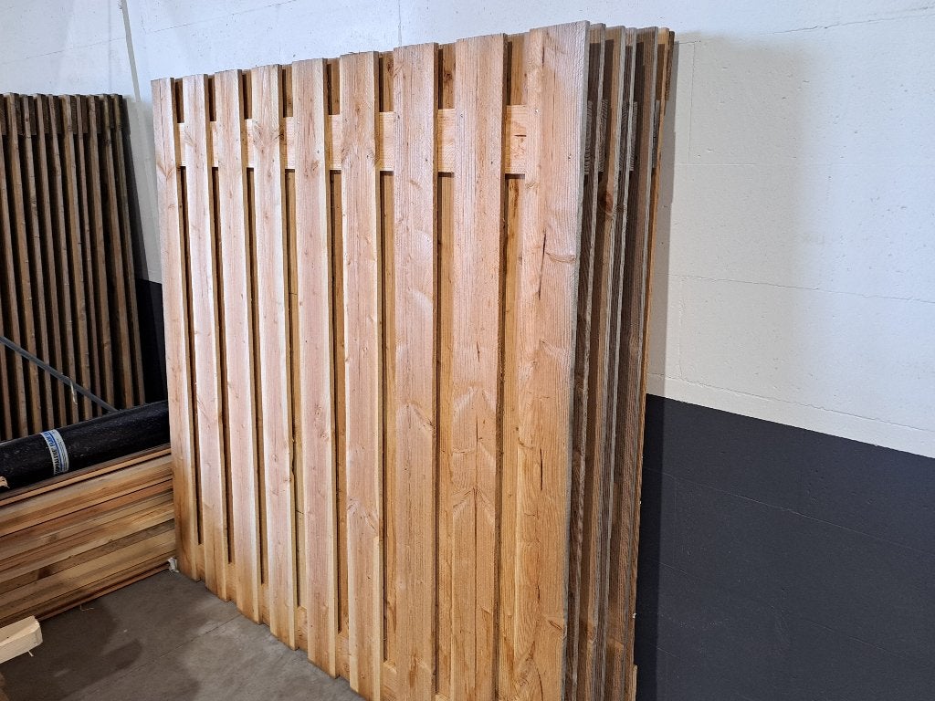 LAATSTE STUKS!: Tuinschermen/schutting/omheining: 3 reeksen, Ophalen, 150 tot 200 cm, Nieuw, 150 tot 200 cm
