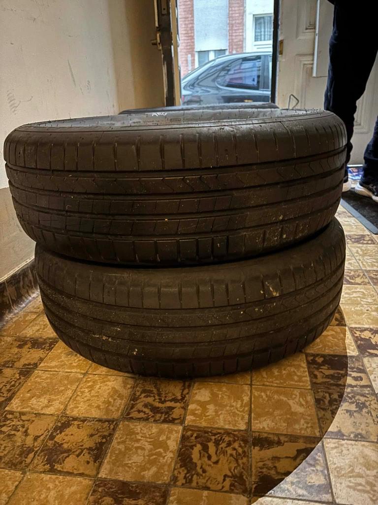 4 pneus été Hankook 215/55/17, Neuf, 215 mm, 16 pouces, Véhicule de tourisme