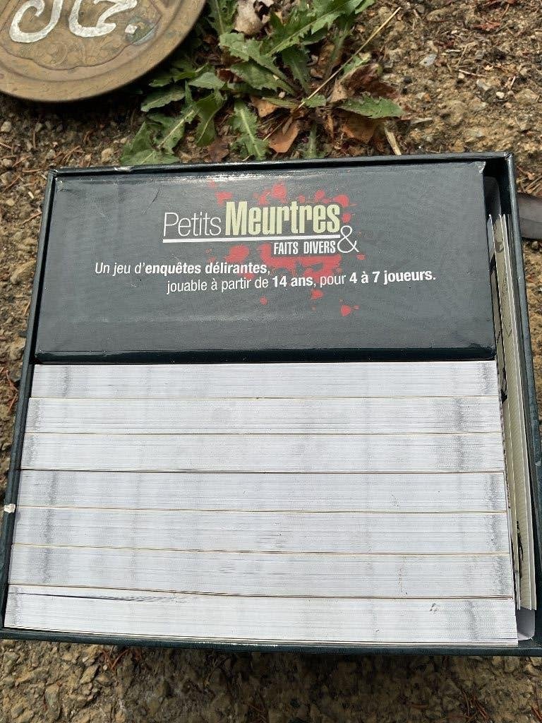 Jeu petits meurtres et faits divers, Ophalen, Nieuw
