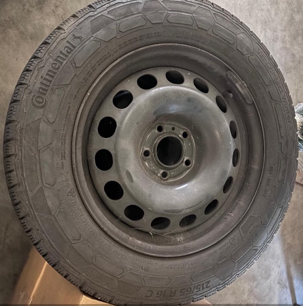 Winterbanden met velg, 16 inch, Banden en Velgen, Bestelwagen, Gebruikt