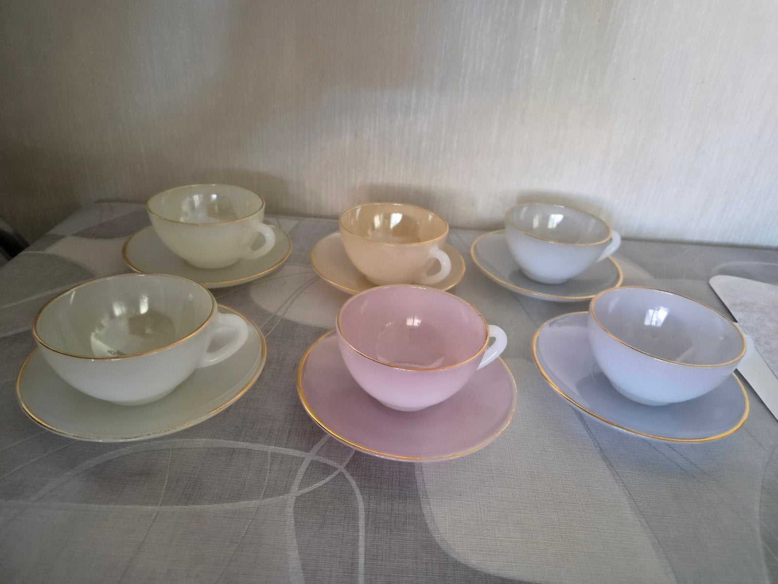 arcopal koffie servies 6 stuks, Antiek en Kunst, Ophalen of Verzenden