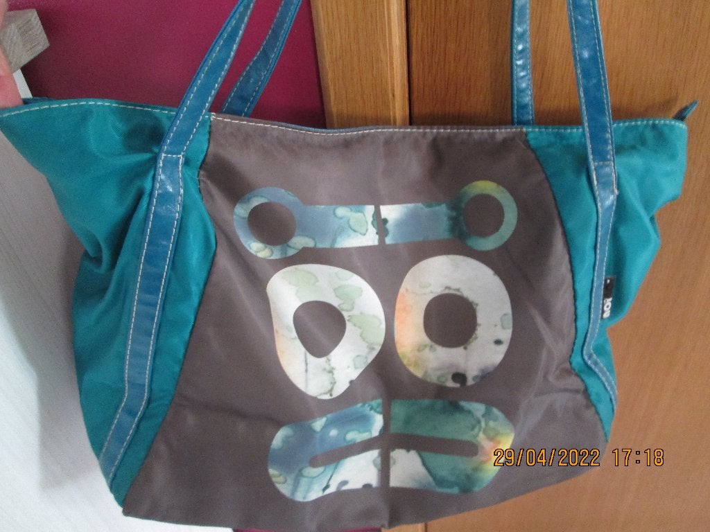 Sac - caba d’épaule « NOI-NOI », Ophalen, Zo goed als nieuw, Groen, Shopper