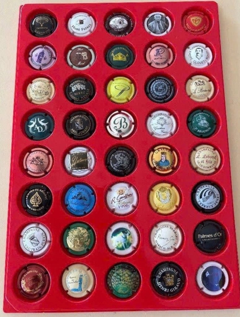 40 champagne capsules lot V7, Verzamelen, Ophalen of Verzenden