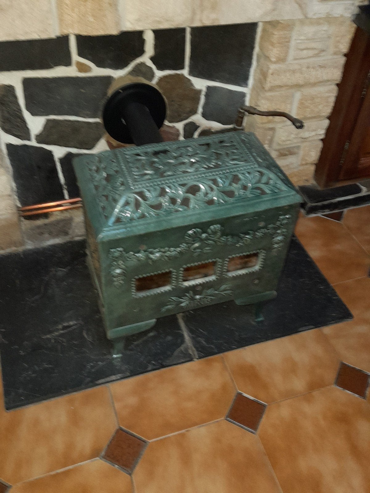 petit poele ancien cirius, Maison & Meubles, Enlèvement, Bois