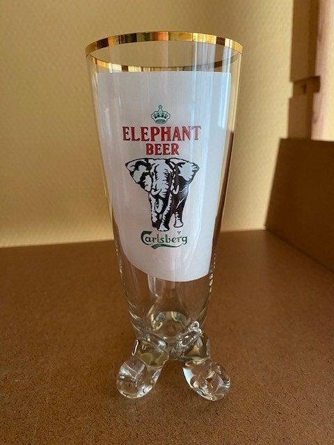 1 verre CARLSBERG Eléphant, Verzamelen, Ophalen, Nieuw, Glas of Glazen