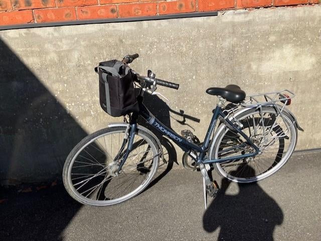 Damesfiets Thompson volwassenen, Gebruikt, 47 tot 50 cm, Versnellingen, Schijfrem