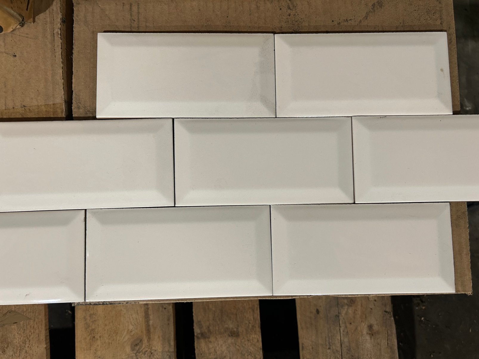 40m2 witte faience tegels, Doe-het-zelf en Bouw, Ophalen, Wandtegels, Nieuw, Minder dan 20 cm