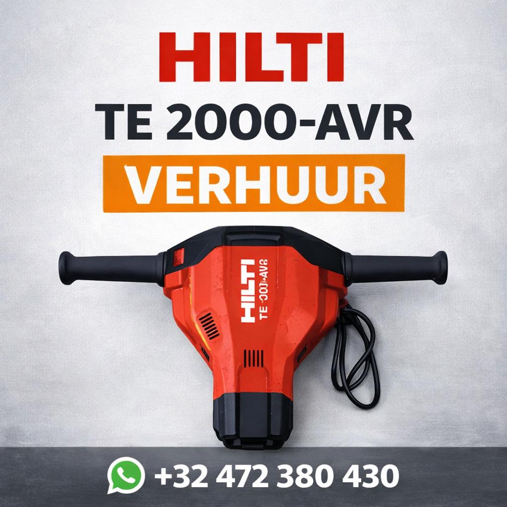 Te huur Breekhamer cobra hilti te2000 te3000 te1000 te 2000, Doe-het-zelf en Bouw, Gereedschap | Boormachines, Ophalen of Verzenden