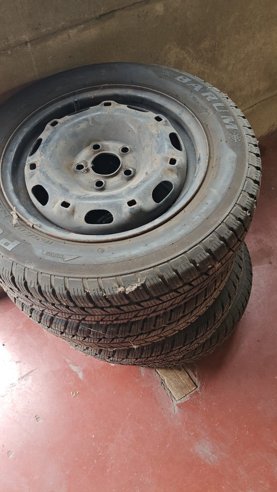 winterbanden Skoda fabia, Ophalen, Gebruikt