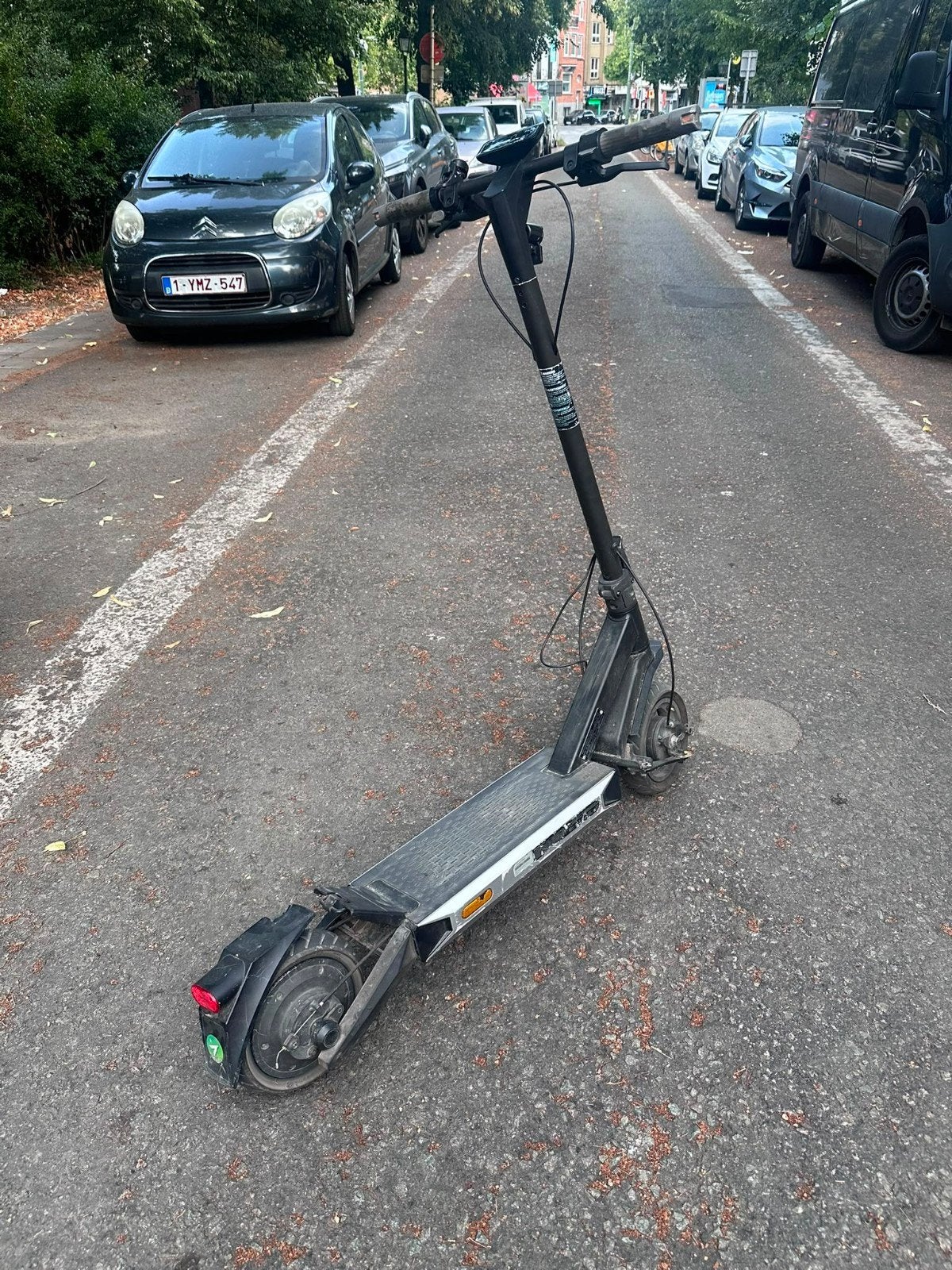 trottinette électrique, Enlèvement