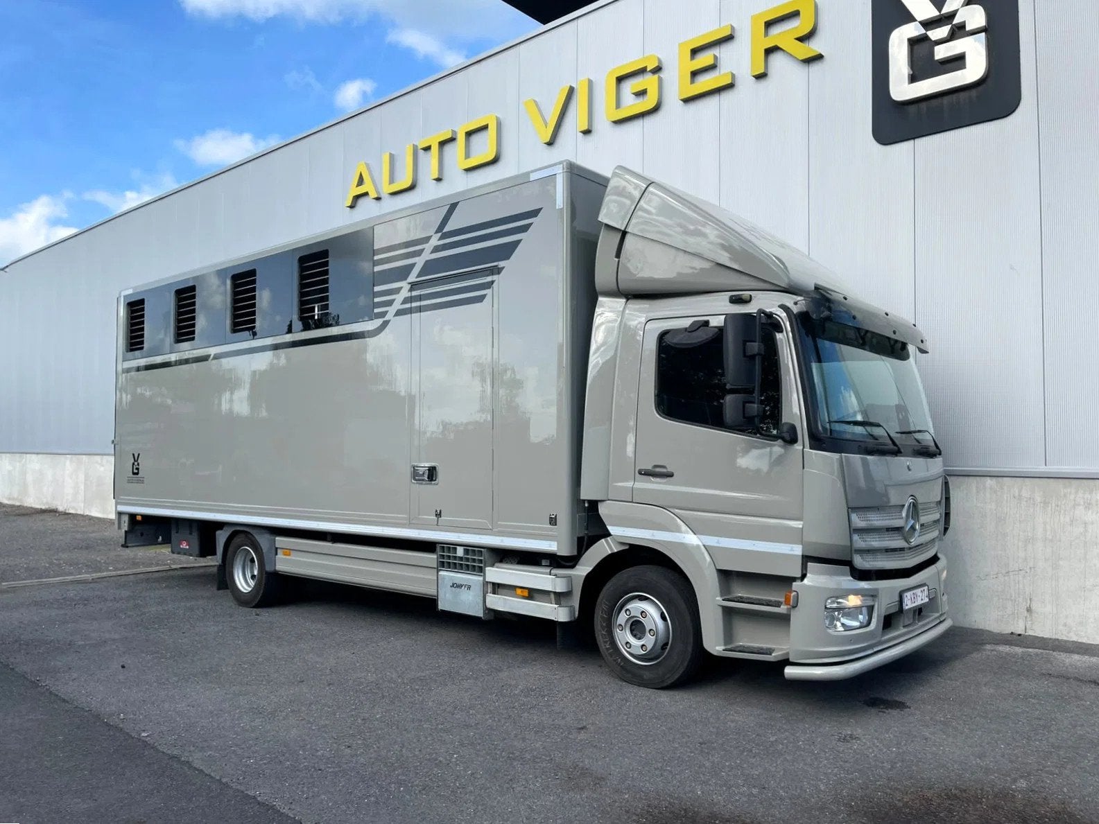 Mercedes-Benz Atego 1018 *5paarden*Airco*Luchtvering A verst, 177 ch, Argent ou Gris, Achat, Euro 6