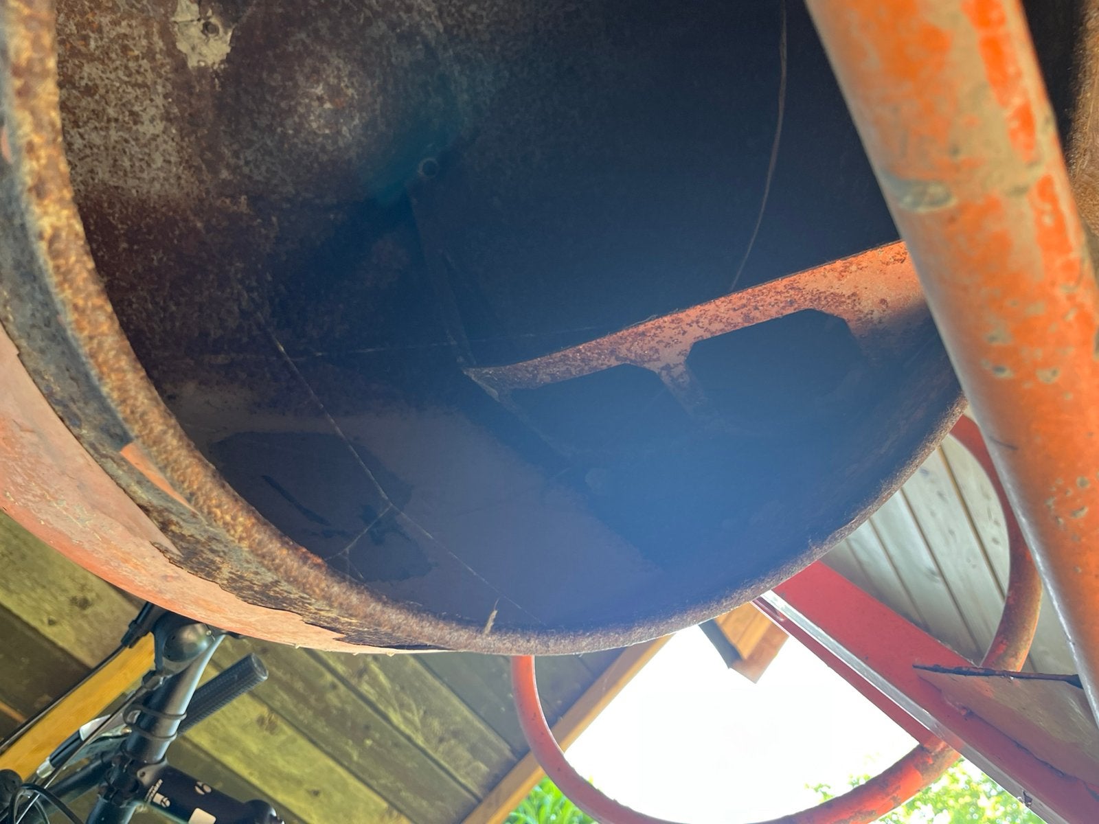 Goed werkende betonmolen, Ophalen, Gebruikt