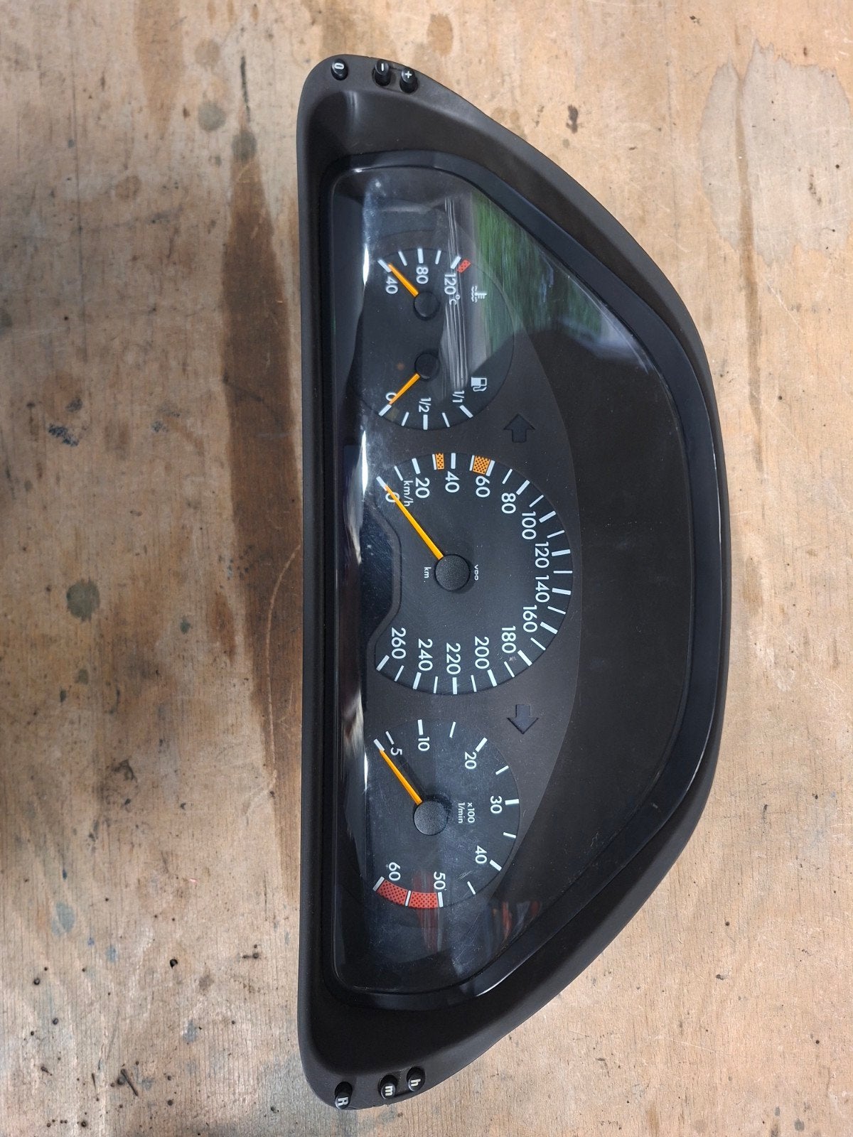 Mercedes W210 cluster/teller, Ophalen of Verzenden, Gebruikt, Mercedes-Benz