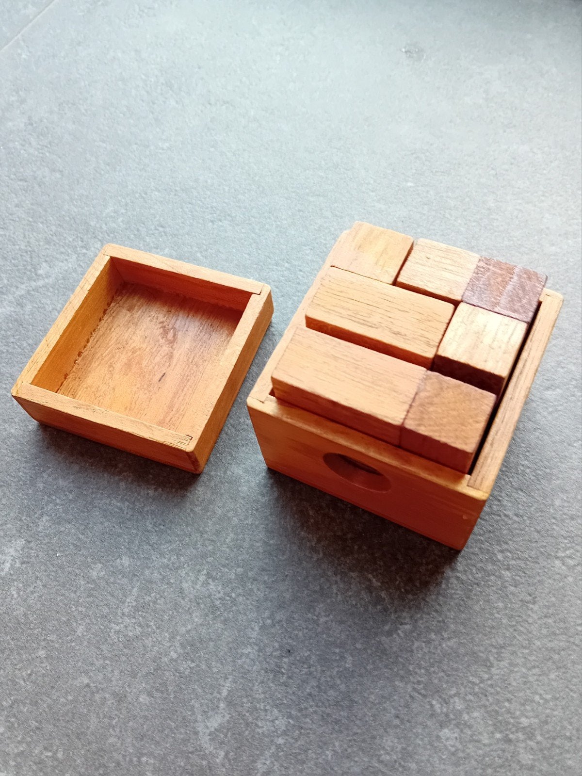 houten puzzel, Ophalen of Verzenden, Zo goed als nieuw, Puzzelen