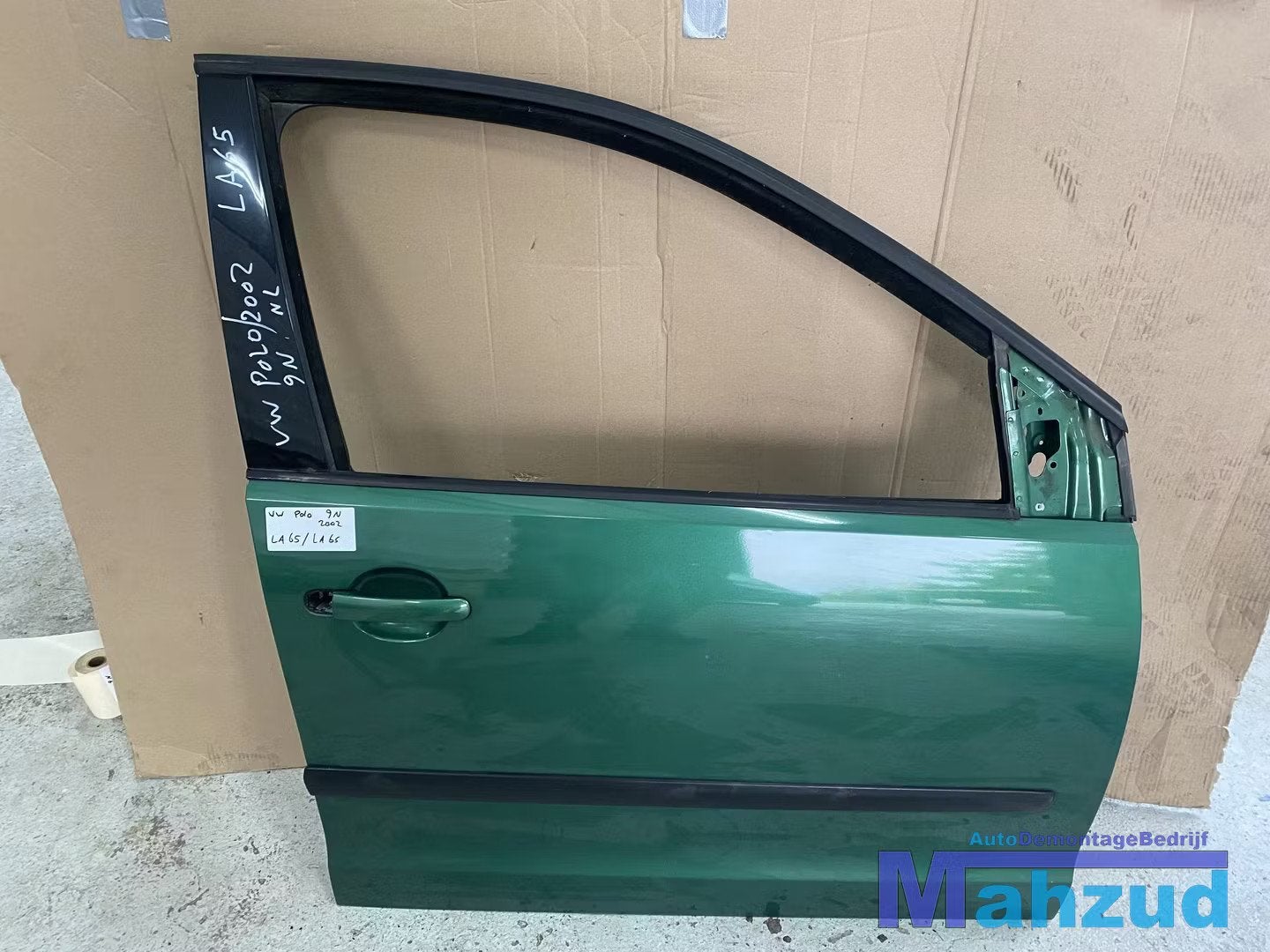 VW POLO 9N Groen LA6S Rechts Voor deur portier 2001-2009, Info@fabrikant.eu, Voor, Fabrikant BV, Gebruikt