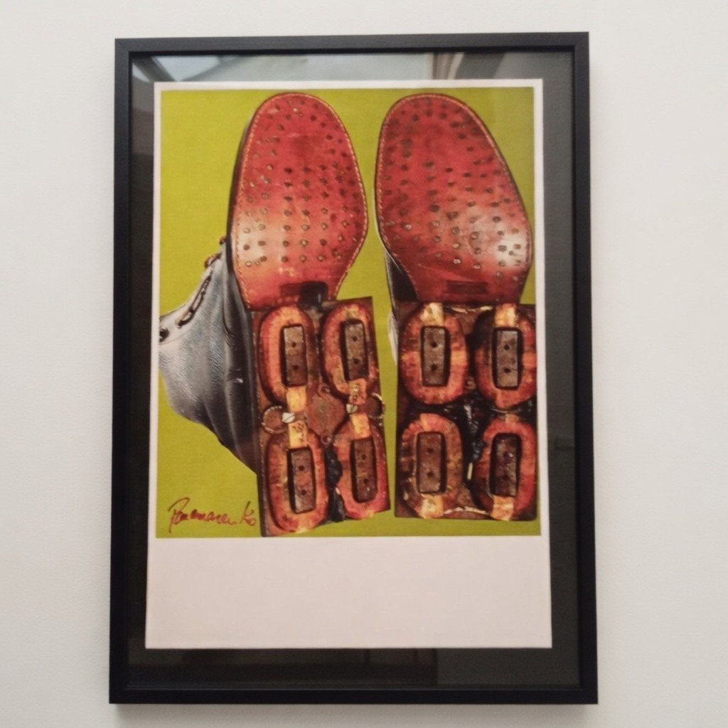 Magnetische schoenen van Panamarenko, Antiek en Kunst, Kunst | Litho's en Zeefdrukken, Ophalen