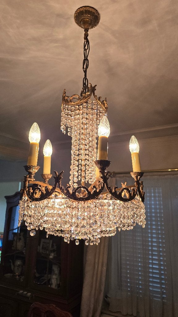 luster, Ophalen of Verzenden, Zo goed als nieuw, Natuurlijk materiaal, Klassiek
