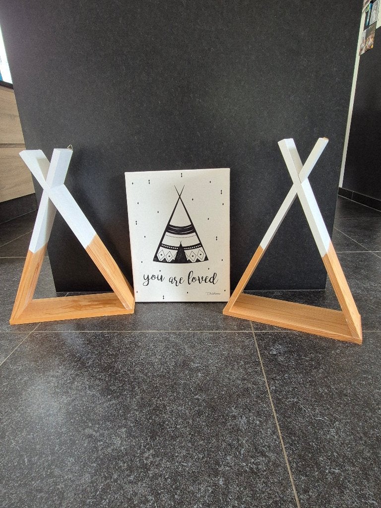 tipi tent decoratie - speelboog, Ophalen, Gebruikt, Wit, Wanddecoratie