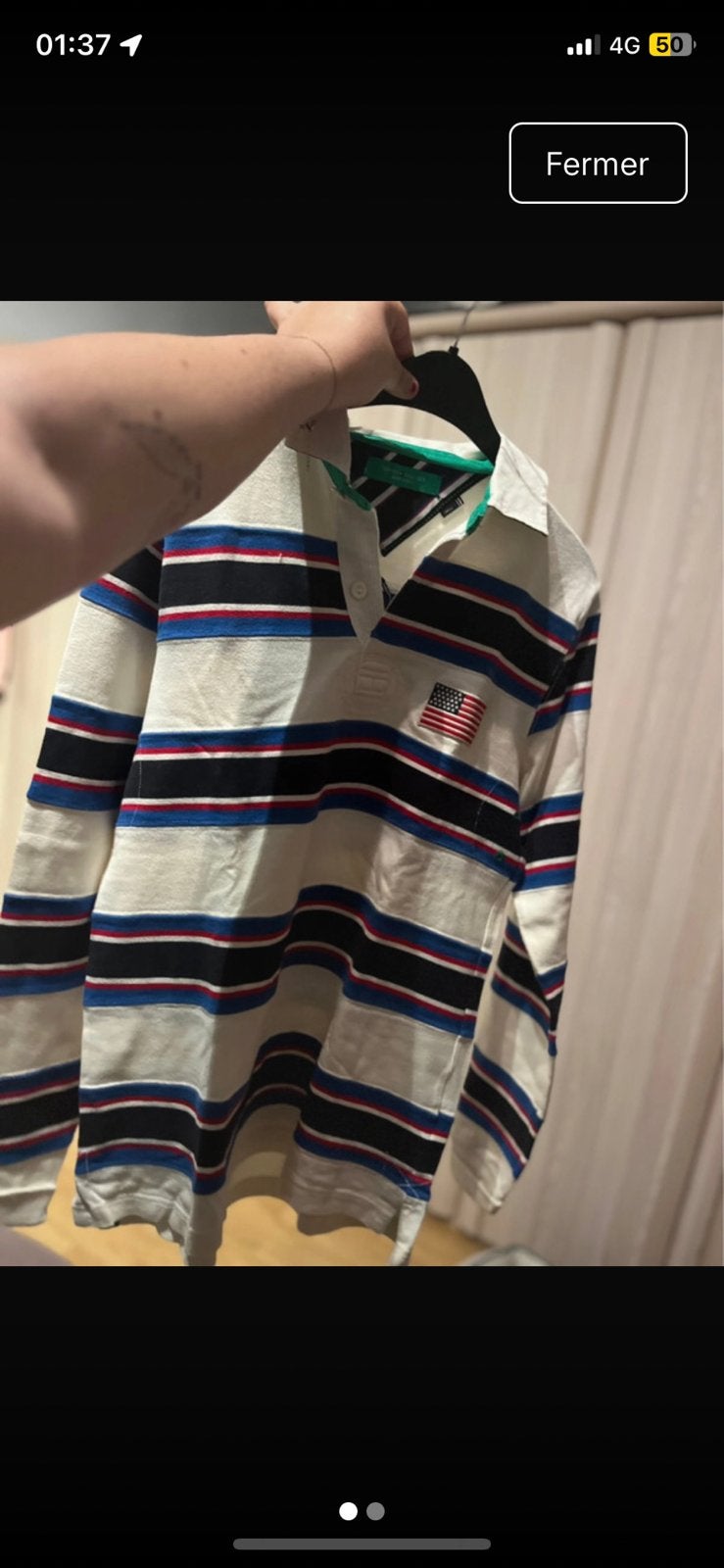 Polo rugby Tommy Hilfiger S new !!, Enlèvement, Comme neuf