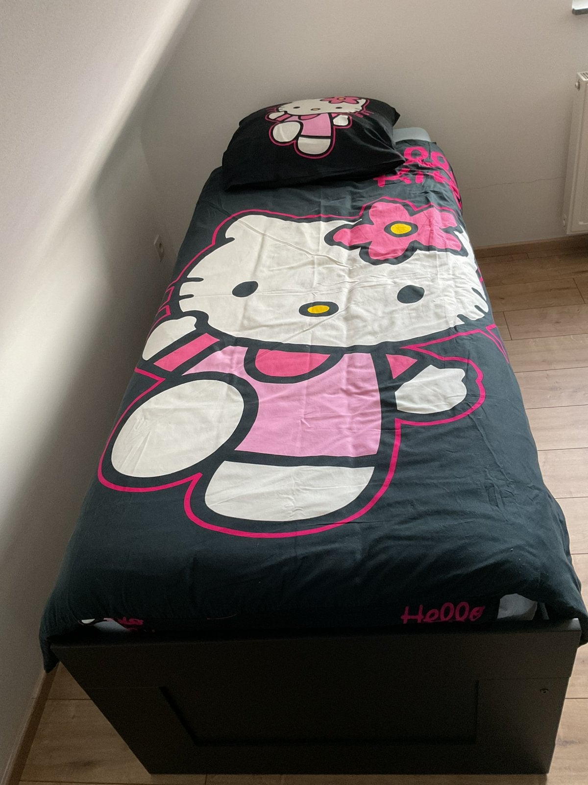 Eénpersoonsbed met uitschuitbaar 2e bed., 70 à 85 cm, Sommier à lattes, Enlèvement, 180 cm ou plus